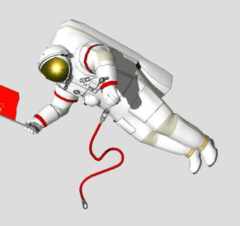 中国航天员SU模型下载_sketchup草图大师SKP模型