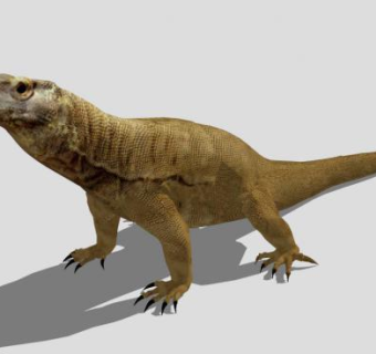 巨蜥SU模型下载_sketchup草图大师SKP模型