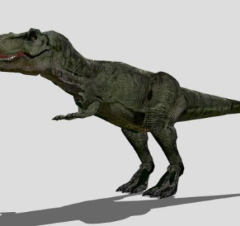 霸王龙动物SU模型下载_sketchup草图大师SKP模型