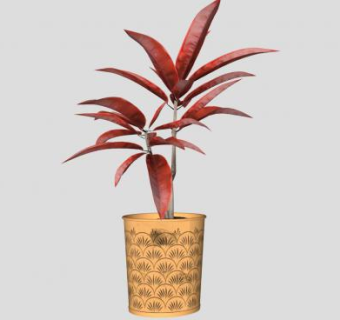 纹路花瓶摆件SU模型下载_sketchup草图大师SKP模型