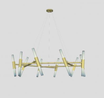 吊坠吊灯灯具SU模型下载_sketchup草图大师SKP模型