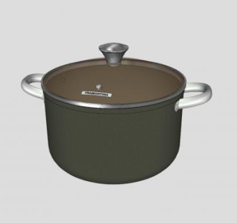 蒸锅锅头厨房道具SU模型下载_sketchup草图大师SKP模型