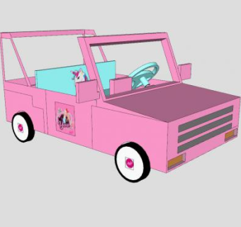 儿童玩具车sketchup模型下载_sketchup草图大师SKP模型