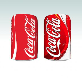 罐装可口可乐饮料SU模型SU模型下载_sketchup草图大师SKP模型