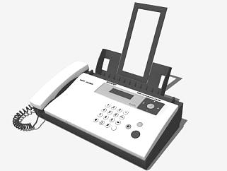 老式电话机SU模型下载_sketchup草图大师SKP模型