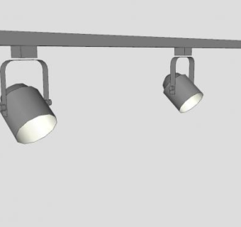 轨道灯射灯灯具sketchup模型下载_sketchup草图大师SKP模型