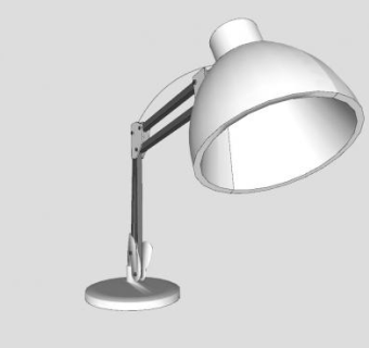 桌灯台灯灯具SU模型下载_sketchup草图大师SKP模型