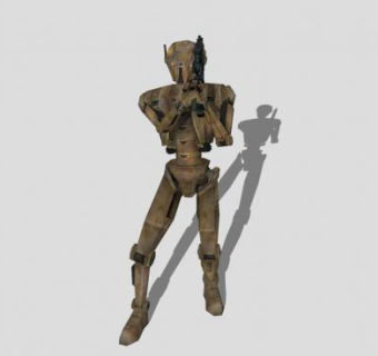 外星人反派雕塑SU模型下载_sketchup草图大师SKP模型