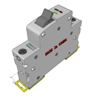 10A断路器SU模型_su模型下载 草图大师模型_SKP模型