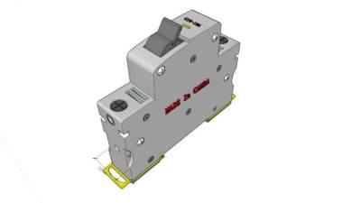 10A断路器SU模型_su模型下载 草图大师模型_SKP模型