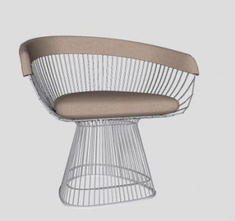 现代创意安乐椅子SU模型下载_sketchup草图大师SKP模型