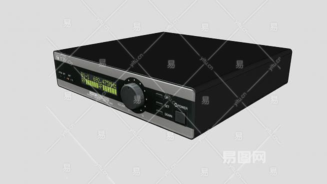 這是電視機dvd電盒su模型,dvd是數字多功能光盤(英文:digital