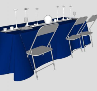 签到台签到桌布SU模型下载_sketchup草图大师SKP模型