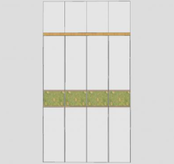 衣柜柜子SU模型下载_sketchup草图大师SKP模型