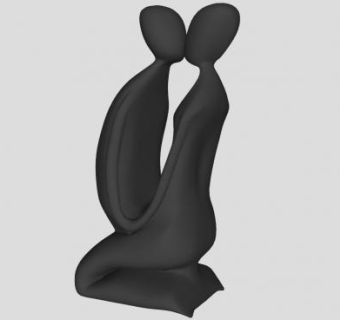 现代工艺品装饰摆件SU模型下载_sketchup草图大师SKP模型