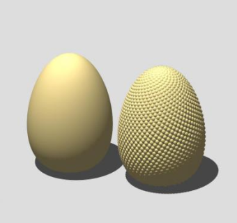 鸡蛋雕塑SU模型下载_sketchup草图大师SKP模型