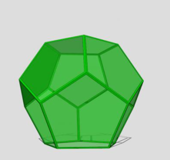 正五角形多面球体雕塑SU模型下载_sketchup草图大师SKP模型