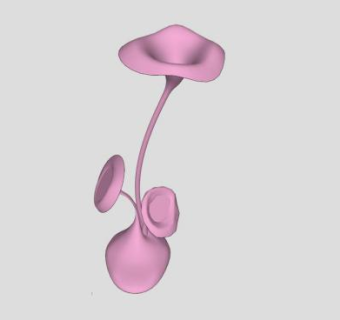 蘑菇雕塑SU模型下载_sketchup草图大师SKP模型