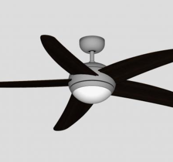 家用吊扇SU模型下载_sketchup草图大师SKP模型