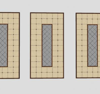 背景墙软包墙SU模型下载_sketchup草图大师SKP模型