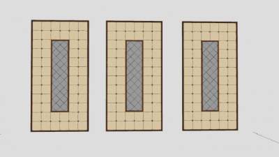 背景墙软包墙SU模型下载_sketchup草图大师SKP模型