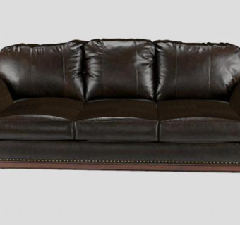 皮沙发家具SU模型下载_sketchup草图大师SKP模型