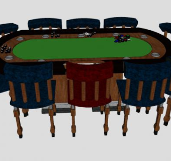 国际牌桌桌子SU模型下载_sketchup草图大师SKP模型