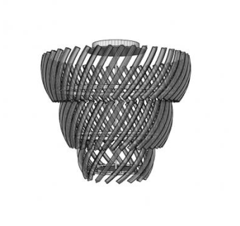 三层吊灯灯具SU模型下载_sketchup草图大师SKP模型