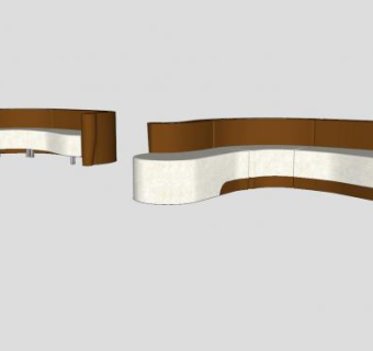 户外沙发公共沙发SU模型下载_sketchup草图大师SKP模型