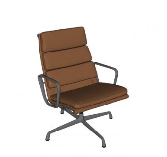 办公椅旋转椅电脑椅子SU模型下载_sketchup草图大师SKP模型