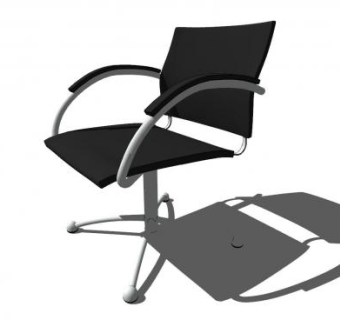 办公椅扶手椅旋转座椅SU模型SU模型下载_sketchup草图大师SKP模型