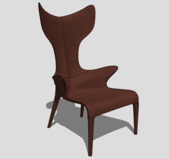 欧式异形椅子凳子SU模型下载_sketchup草图大师SKP模型