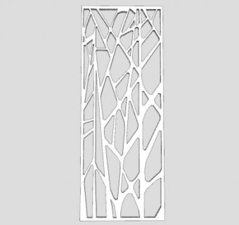 通花板装饰板隔断SU模型下载_sketchup草图大师SKP模型