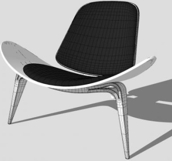 现代椅子凳子SU模型下载_sketchup草图大师SKP模型