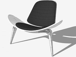 现代椅子凳子SU模型下载_sketchup草图大师SKP模型