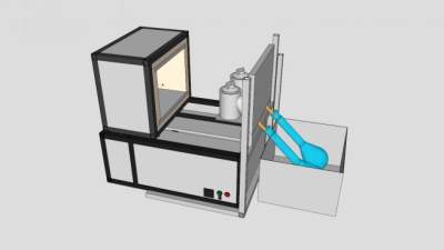 试验炉设备SU模型_su模型下载 草图大师模型_SKP模型