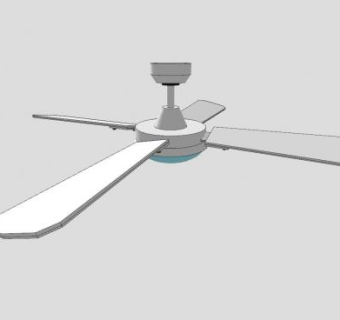 老式吊扇SU模型下载_sketchup草图大师SKP模型