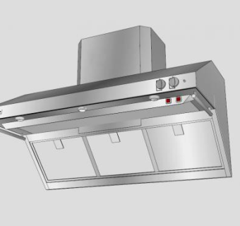 近吸式油烟机SU模型下载_sketchup草图大师SKP模型
