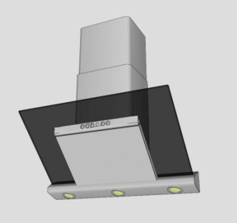侧吸式油烟机SU模型下载_sketchup草图大师SKP模型