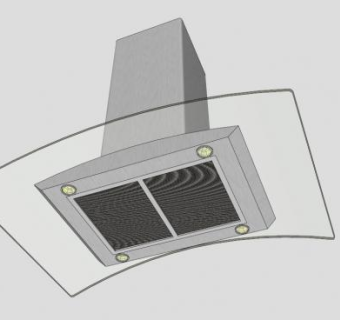 欧式油烟机SU模型下载_sketchup草图大师SKP模型