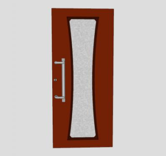 室内门办公室门SKP模型下载_sketchup草图大师SKP模型