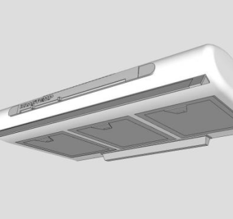 中式吸油烟机SU模型下载_sketchup草图大师SKP模型