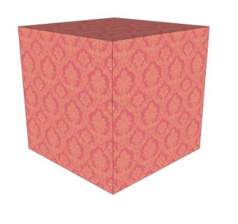 欧式风复古印花壁纸SU模型下载_sketchup草图大师SKP模型