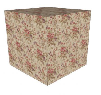 花卉印花壁纸SU模型下载_sketchup草图大师SKP模型