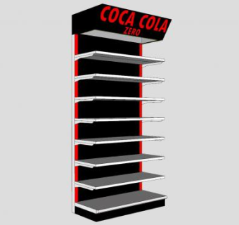 商品展示柜sketchup模型下载_sketchup草图大师SKP模型