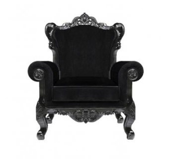 欧式扶手沙发椅家具SU模型下载_sketchup草图大师SKP模型