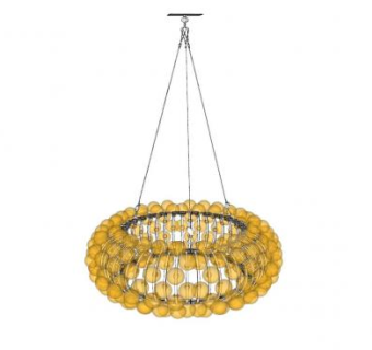 圆球形小吊灯灯具SU模型下载_sketchup草图大师SKP模型