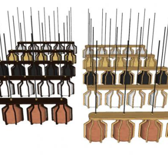 装饰木质吊灯灯具SU模型下载_sketchup草图大师SKP模型