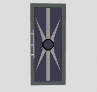 KTV门室内门SU模型下载_sketchup草图大师SKP模型