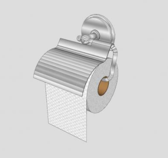 厕所卷筒纸SU模型下载_sketchup草图大师SKP模型